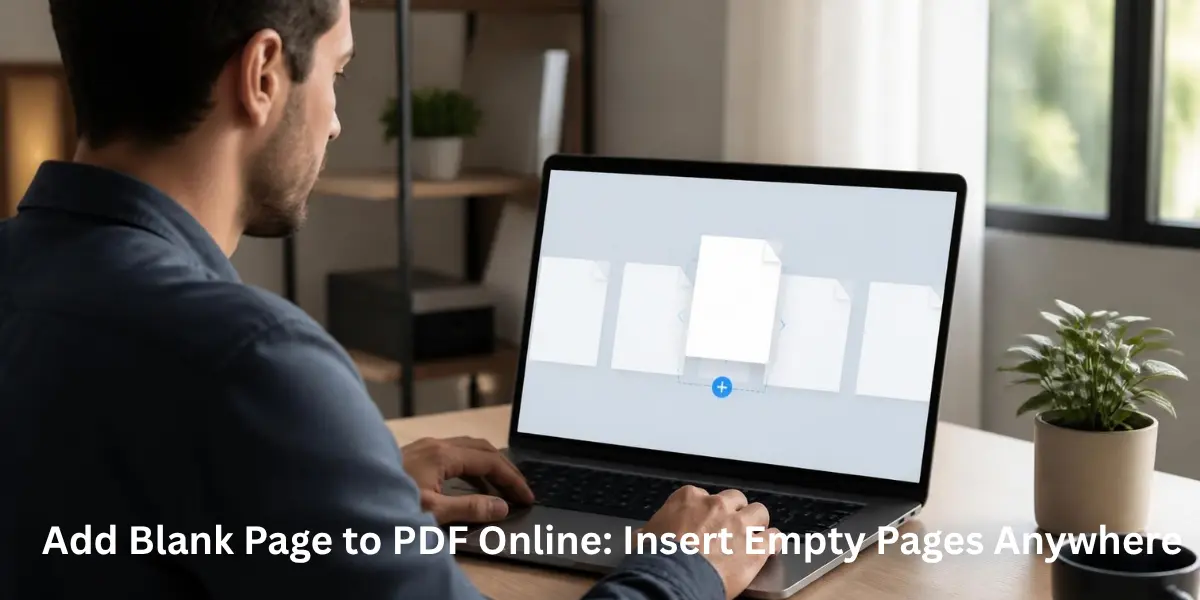 Add Blank Page to PDF Online: Insert Empty Pages Anywhere